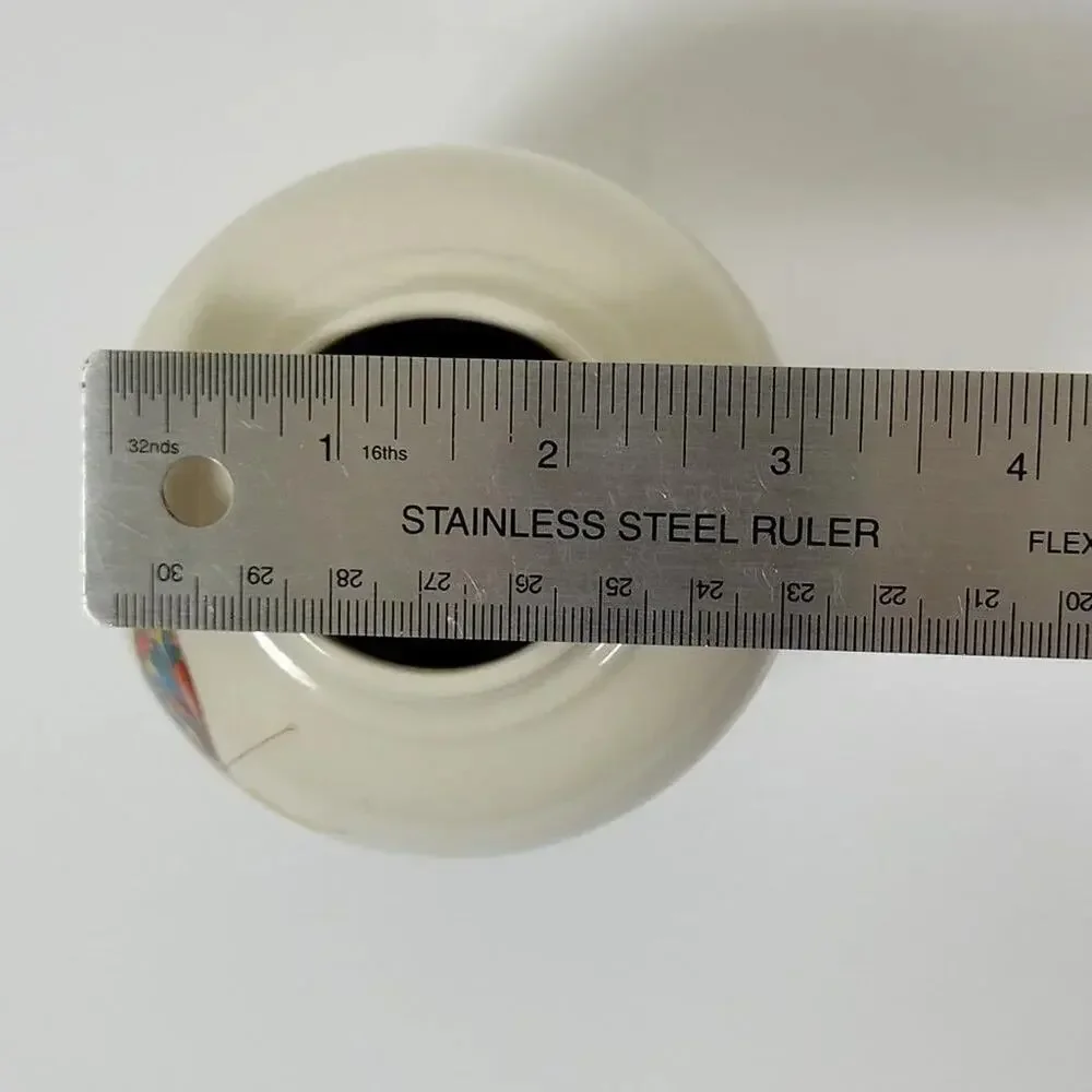 DEW Takahashi San Francisco Butterfly Vase Hand Painted Japan Vintage Porcelain